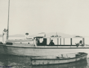 the  tomboy   the first of jim butler s boat  which plied between brammo bay and hull river cc libraries