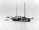cutter taking lime from garners  beach to mourilyan harbour cc libraries