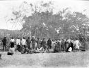 hull river mission  group of aborigines on the beach  cc libraries