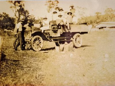 old truck   ready to go to town for shopping  garner s beach  courtesy garner family