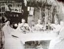 christmas dinner in the early days  c  garner family